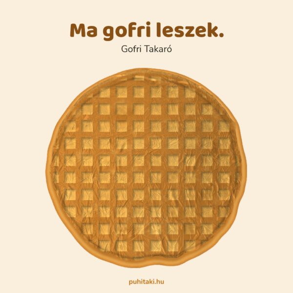 Gofri Takaró – kerek, 180 cm-es vicces takaró belga gofri mintával